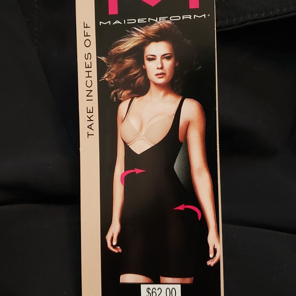 NWT Maidenform Black WYOB Singlet, Size Small